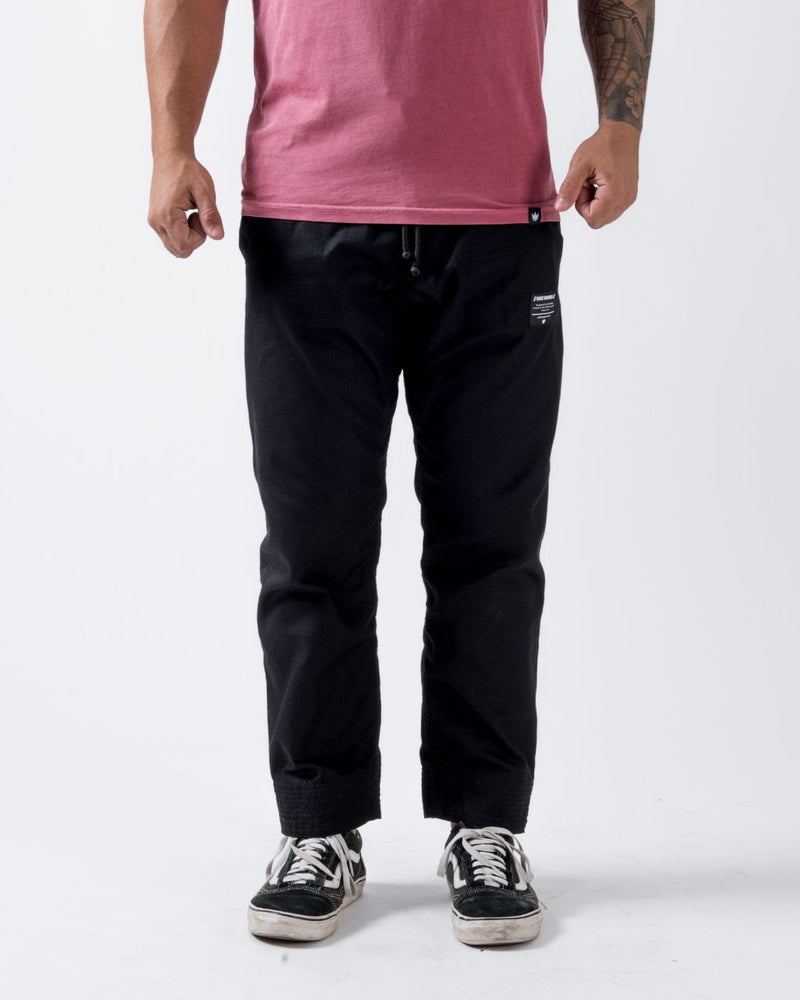 Kingz Casual Rip Stop Men's Gi Pants - Black