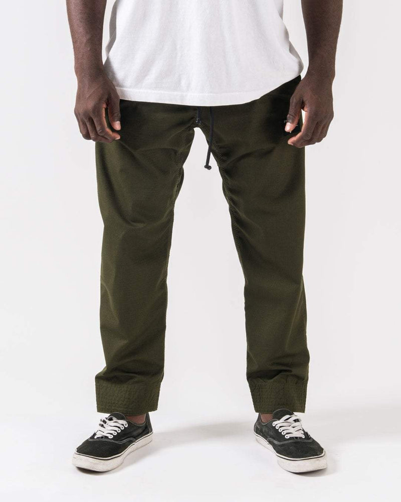 Kingz Casual Rip Stop Men's Gi Pants - Military Green